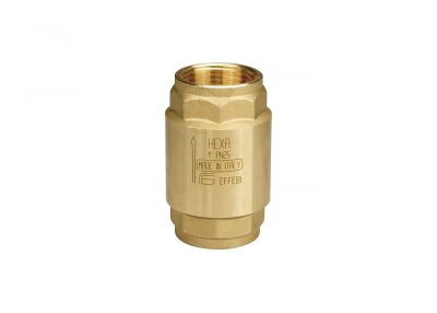 Обратный клапан пружинный латунный  NRV EF Ду20