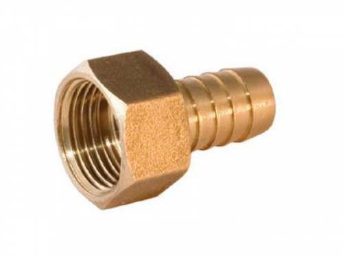 Штуцер для соединения шлангов латунный 1/2"г- Ø10мм