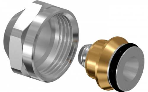 Usystems зажимной адаптер Uni-X латунный MLC 16x2,0-3/4"ВР Евроконус '50Ф