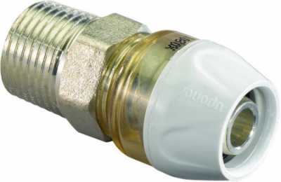 UPONOR RTM ШТУЦЕР С НАРУЖНОЙ РЕЗЬБОЙ ЛАТУНЬ 20-3/4"НР '25C