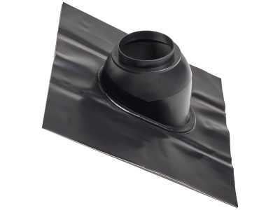 Элемент для пересечения Дельфинной крыши типа "голландская черепица", 25-50°, черный