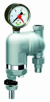 Фильтр (с манометром), с поворотным соединением, американка-ВР (сетка 100 мкм) 3/4", С МАГНИТНОЙ ВСТАВКОЙ