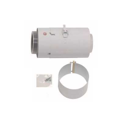 Участок трубы 80/125 мм PP ревизионным отверстием длиной 0,25 м