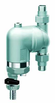 Фильтр под манометр, с поворотным соединением, американка-американка (сетка 100 мкм) 1/2", С МАГНИТНОЙ ВСТАВКОЙ