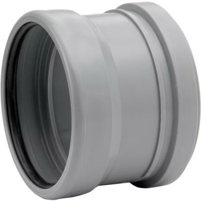 UPONOR СОЕДИНИТЕЛЬНЫЙ ПАТРУБОК Д.75/70ММ СЕРЫЙ (ПП/ЧУГУН) '35C