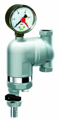 Фильтр (с манометром), с поворотным соединением, ВР-ВР (сетка 100 мкм) 1/2", С МАГНИТНОЙ ВСТАВКОЙ