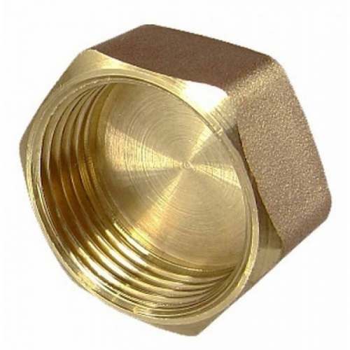 Пробка латунная 1"г