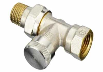 Клапан запорный прямой никелированный RLV Ду 15 Danfoss