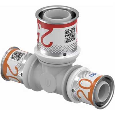 UPONOR S-PRESS PLUS ТРОЙНИК РЕДУКЦИОННЫЙ КОМПОЗИЦИОННЫЙ PPSU 20-25-20 '10И