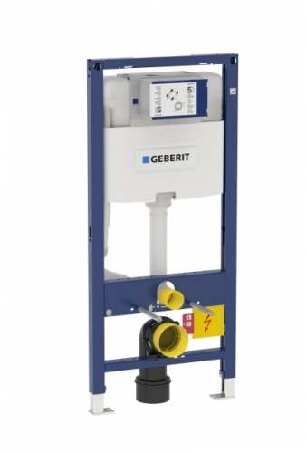 Монтажный элемент для раковины Duofix, 112–130 см, встраиваемый в стену смеситель ONE с функциональным блоком для скрытого монтажа, Geberit