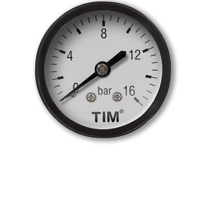 Манометр аксиального подключения 1/4" - 16 бар